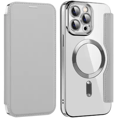 Trolsk Plånboksfodral med MagSafe (iPhone 14 Pro Max) - Grå