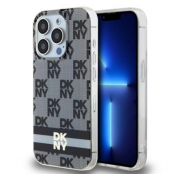 DKNY iPhone 14 Pro Mobilskal Magsafe IML Checkered Mono