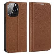 Dux Ducis iPhone 14 Pro Plånboksfodral Skin X2 - Brun