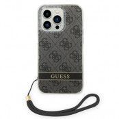 GUESS iPhone 14 Pro Skal Print Strap - Svart