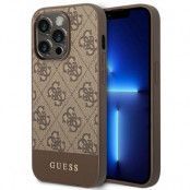 GUESS iPhone 14 Pro Skal Stripe Collection - Brun