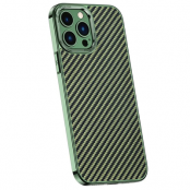 Imak iPhone 14 Pro Mobilskal Carbon Fiber - Grön