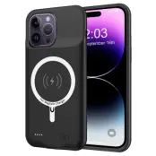 iPhone 14 Pro Batteriskal 7000mAh D88S - Svart