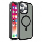 iPhone 14 Pro Mobilskal MagSafe Armored Magnetic Matte - Svart