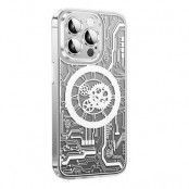 iPhone 14 Pro Mobilskal Magsafe Mechanical - Silver