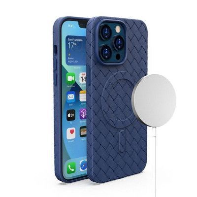Mobilskal till iPhone 14 Pro Magsafe Woven - Blå