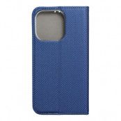 iPhone 14 Pro Plånboksfodral Smart Konstläder Blå