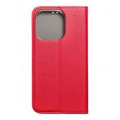 iPhone 14 Pro Plånboksfodral Smart Konstläder Röd