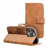 iPhone 14 Pro Plånboksfodral Tender Eco Läder Brun