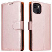 iPhone 14 Pro Plånboksfodral Dual Flip - Rosa Guld