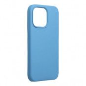Forcell iPhone 14 Pro Skal Silikon Mjukplast Mörkblå