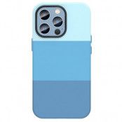 iPhone 14 Pro Skal Color Splicing - Blå
