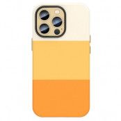 iPhone 14 Pro Skal Color Splicing - Orange