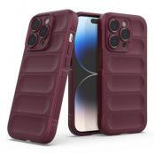 iPhone 14 Pro Skal Magic Shield Flexible Armored - Burgundy