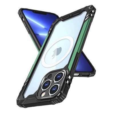 iPhone 14 Pro Skal Magsafe Tough Armor - Grön