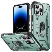 iPhone 14 Pro Skal Ringhållare Armor - Mörkgrön