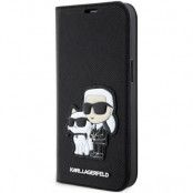 Karl Lagerfeld iPhone 14 Pro Plånboksfodral Saffiano Karl