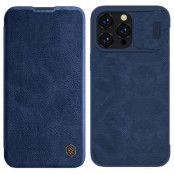 Nillkin iPhone 14 Pro Plånboksfodral Qin Pro Läder - Blå