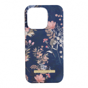 ONSALA iPhone 14 Pro Skal Dark Flower - Blå