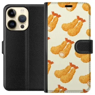 Plånboksfodral till Apple iPhone 14 Pro med Räkor