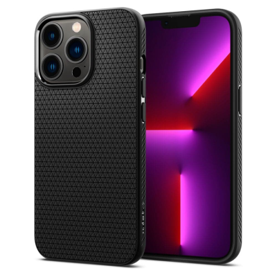 Spigen iPhone 14 Pro Liquid Air Skal - Svart