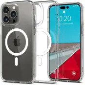 Spigen Ultra Hybrid MagFit (iPhone 14 Pro) - Transparent/vit