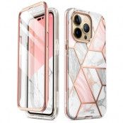 SupCase iPhone 14 Pro Skal Cosmo - Marble