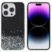 Trolsk Starry Sky Glitter Case (iPhone 14 Pro) - Rosa