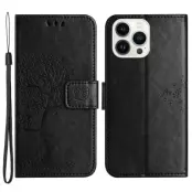 Trolsk Tree and Owl Wallet (iPhone 14 Pro) - Ljusrosa