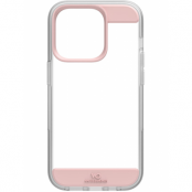 White Diamonds iPhone 14 Pro Skal Innocence Transparent/Rosa Guld