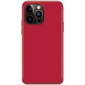 Xqisit iPhone 14 Pro Skal NP Silicone Anti Bac - Röd