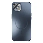 ABEEL Mobilskal till iPhone 14 Magnetiskt TPU PC Kyl Matt Blå