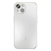 ABEEL Mobilskal till iPhone 14 Magnetiskt TPU PC Kylande Matt Vit