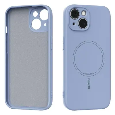 ABEEL Mobilskal till iPhone 14 MagSafe Kompatibel Blå