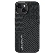 ABEEL iPhone 14 Skal PC TPU Aluminium PU Läder MagSafe - Textur 1