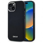 DKNY iPhone 14 Mobilskal MagSafe Plain Logo - Svart