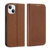 Dux Ducis iPhone 14 Plånboksfodral Skin X2 - Brun