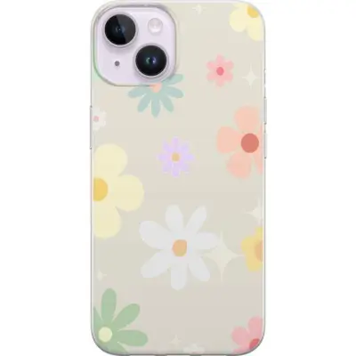 Mobilskal till Apple iPhone 14 med fejdande blommor