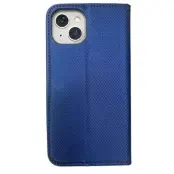 iPhone 14 / 13 Plånboksfodral Smart Magnet - Marinblå