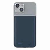 iPhone 14 Batteriskal 6800mAh T43 - Blå
