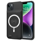 iPhone 14 Batteriskal Magsafe 7000mAh D88 - Svart