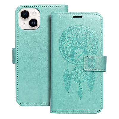 iPhone 14 Plånboksfodral Mezzo Eco Läder Grön