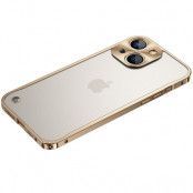 iPhone 14 Skal Metall Slim - Guld