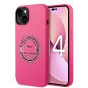 Karl Lagerfeld iPhone 14 Skal Silicone RSG - Rosa