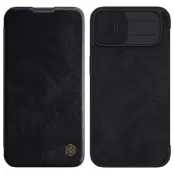 Nillkin iPhone 14 Plånboksfodral QinPro Läder - Svart