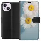 Plånboksfodral till Apple iPhone 14 med Sommarblommor