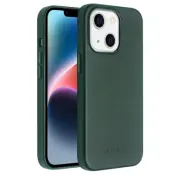QIALINO iPhone 14 Mobilskal MagSafe Äkta Läder - Grön