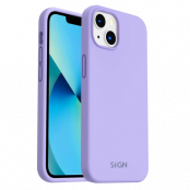 SiGN iPhone 14 Skal Liquid Silicone - Lavender