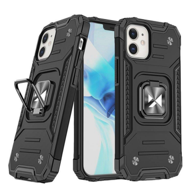 Wozinsky iPhone 14 Skal Ring Armor - Svart