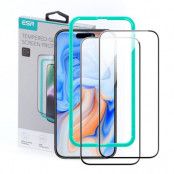 [2-Pack] ESR iPhone 15 Plus Härdat Glas Skärmskydd